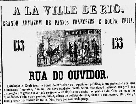Correio Mercantil (RJ), 19 novembre 1852, p. 4 (Source : Biblioteca Nacional Digital Brasil)
